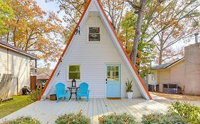 Waterfront A-Frame With Private Dock On Jackson Lake